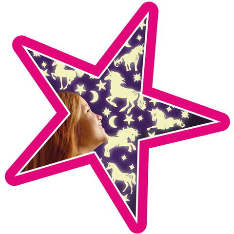 Brainstorm Set reflectorizant - Unicorni, stele si luna