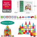 MAGPLAYER Set de constructie magnetic 3D - 100 piese