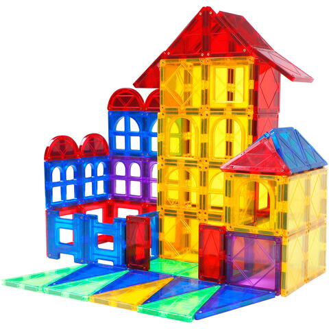 MAGPLAYER Set de constructie magnetic 3D - 100 piese