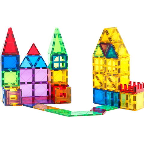 MAGPLAYER Set de constructie magnetic 3D - 120 piese