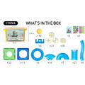 MAGPLAYER Set de constructie magnetic - Marble Run (171 piese)
