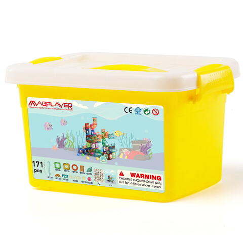 MAGPLAYER Set de constructie magnetic - Marble Run (171 piese)