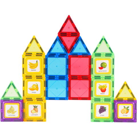 MAGPLAYER Set de constructie magnetic 3D - 28 piese