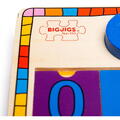 BIGJIGS Toys Numaratoare cu discuri colorate - RESIGILAT