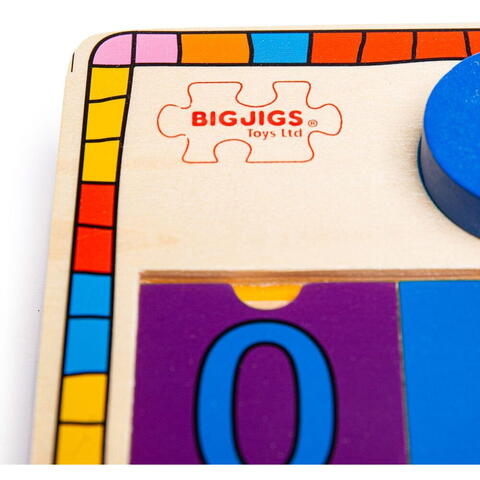 BIGJIGS Toys Numaratoare cu discuri colorate - RESIGILAT