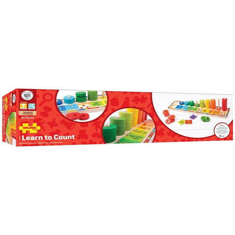 BIGJIGS Toys Numaratoare cu discuri colorate - RESIGILAT