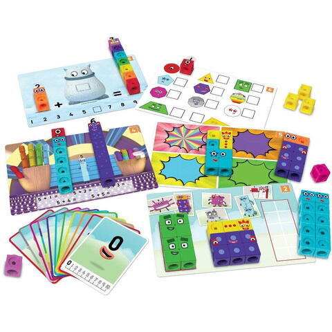 Learning Resources MathLink®Cubes Numberblocks in romana - Set de activitati de la 1 - 10 - RESIGILAT