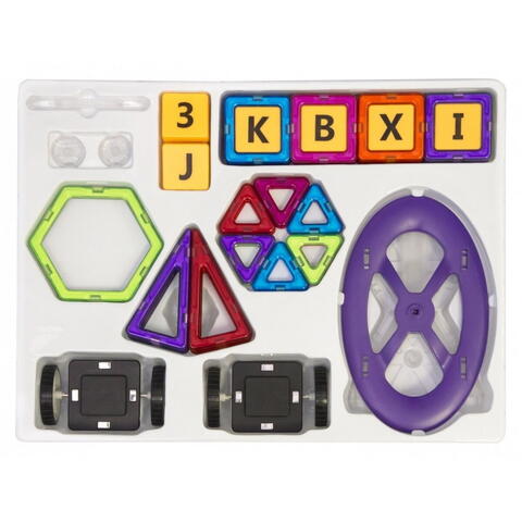 MAGPLAYER Joc de constructie magnetic - 98 piese