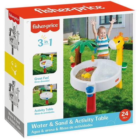 Fisher Price Masuta de activitati 3 in 1 pentru apa si nisip