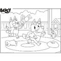 LISCIANI Puzzle de colorat maxi - Bluey (60 de piese)