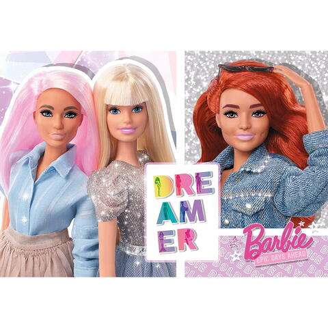 LISCIANI Puzzle GLITTER Barbie - Cele mai bune prietene (108 de piese)