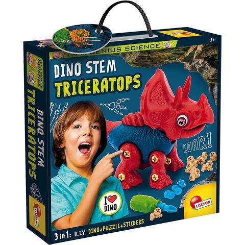LISCIANI Experimentele micului geniu - Set STEM Triceratops