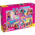 LISCIANI Puzzle de colorat maxi - Barbie (4 x 48 de piese)
