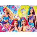 LISCIANI Puzzle de colorat maxi - Barbie (4 x 48 de piese)