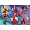 LISCIANI Puzzle de colorat maxi - Paienjenelul Marvel si prietenii lui uimitori (2 x 24 de piese)