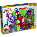 LISCIANI Puzzle de colorat -  Distractie cu paienjenelul Marvel si prietenii lui uimitori (24 piese)