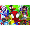 LISCIANI Puzzle de colorat -  Distractie cu paienjenelul Marvel si prietenii lui uimitori (24 piese)