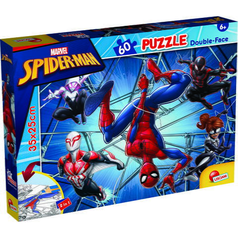 LISCIANI Puzzle de colorat - Spiderman (60 de piese)