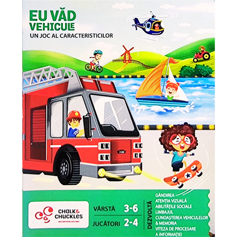 Chalk and Chuckles Joc de logica - Eu vad - Vehicule