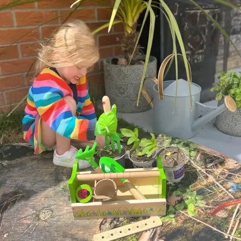 BIGJIGS Toys Setul micutului gradinar