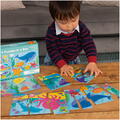 Galt Set 4 puzzle-uri  - Oceanul vesel (2,3,4,5 piese)