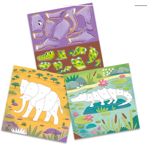 Galt Cartea mea cu stickere - Animalute salbatice
