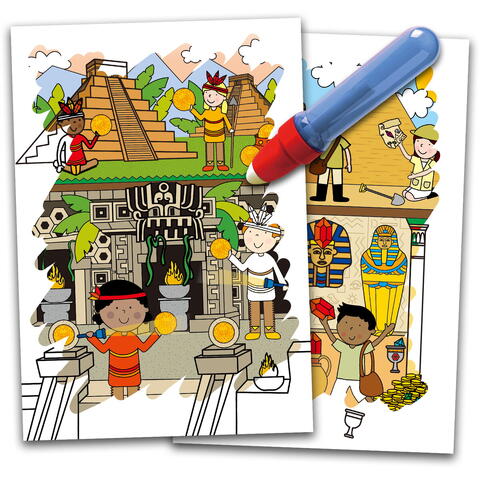 Galt Water Magic: Carte de colorat Vanatoarea de comori