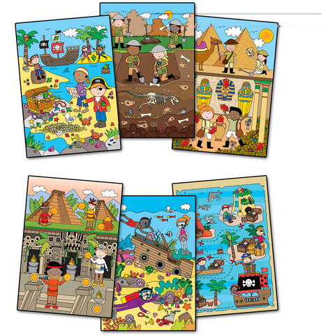 Galt Water Magic: Carte de colorat Vanatoarea de comori