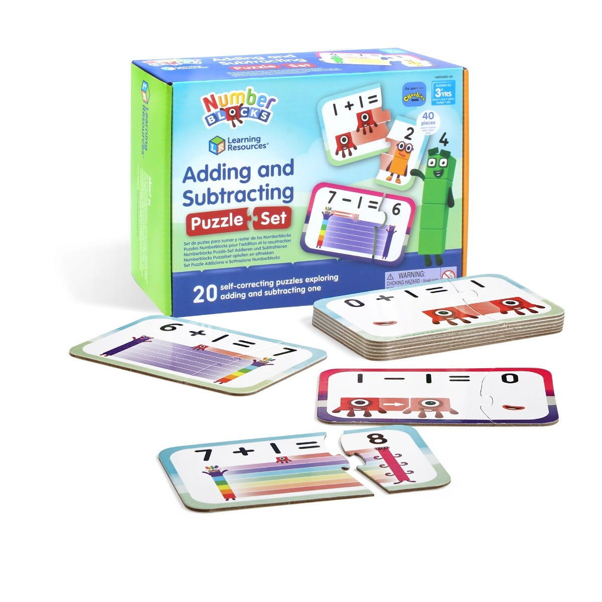 Jucarii Educative - Puzzle - Adunari si scaderi 1-10 - Numberblocks