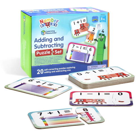 Hand2Mind Puzzle - Adunari si scaderi 1-10 - Numberblocks