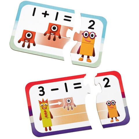Hand2Mind Puzzle - Adunari si scaderi 1-10 - Numberblocks