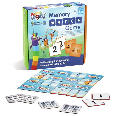 Hand2Mind Joc de memorie - Numberblocks