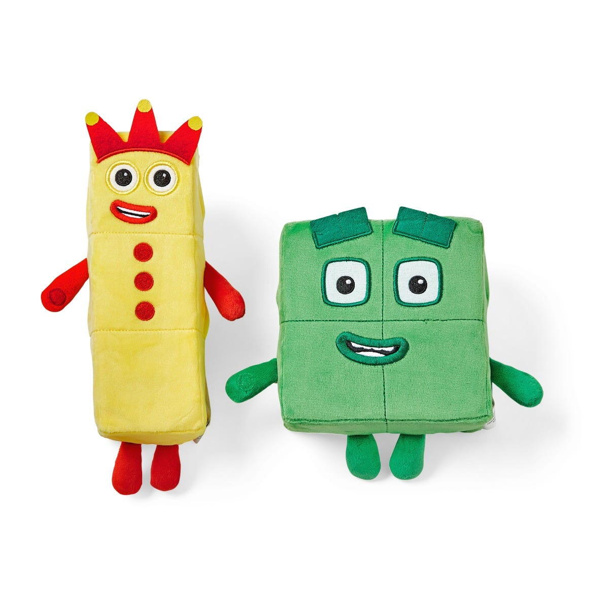 Jucarii Educative - Set mascote din plus Numberblocks - Trei & Patru