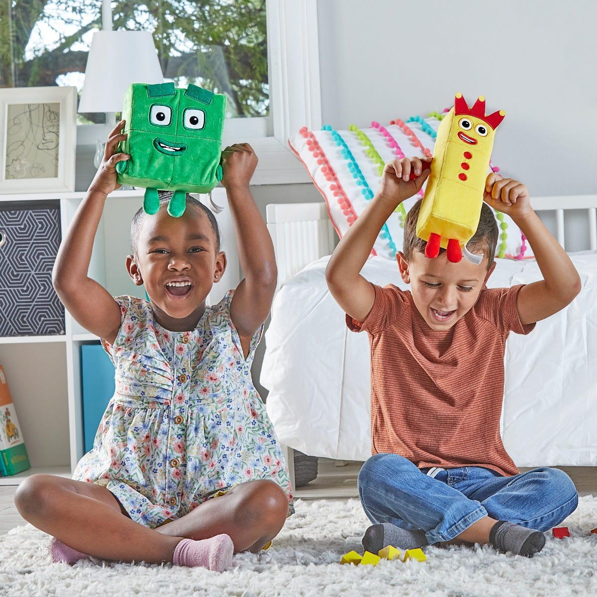 Set mascote din plus Numberblocks - Trei & Patru [1]