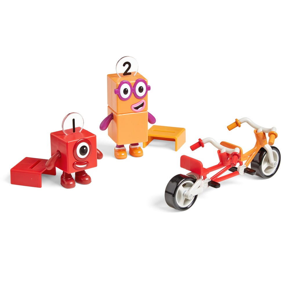 Set figurine Numberblocks - Aventuri pe bicicleta cu Unu & Doi [1]