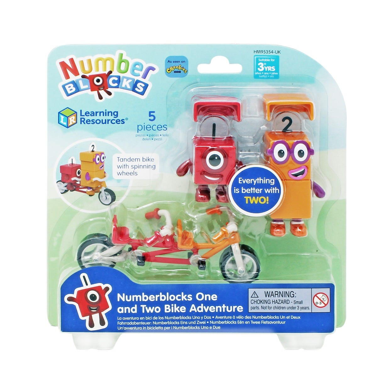 Set figurine Numberblocks - Aventuri pe bicicleta cu Unu & Doi [4]