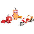 Hand2Mind Set figurine Numberblocks - Aventuri pe bicicleta cu Unu & Doi