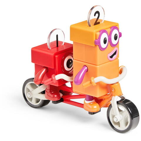 Hand2Mind Set figurine Numberblocks - Aventuri pe bicicleta cu Unu & Doi