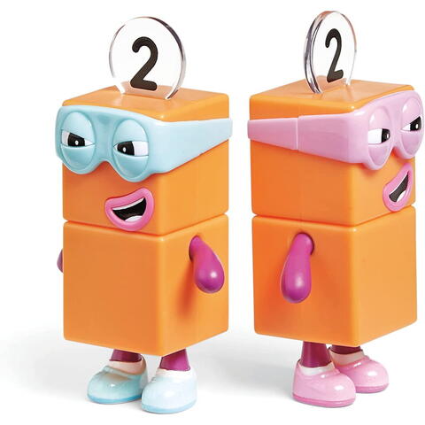 Hand2Mind Set figurine Numberblocks - Patru & Teribilii Doi