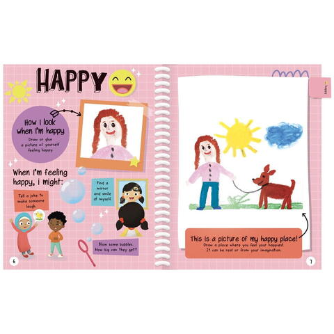 Hand2Mind Jurnal cu activitati - Emotiile mele (lb.engleza)