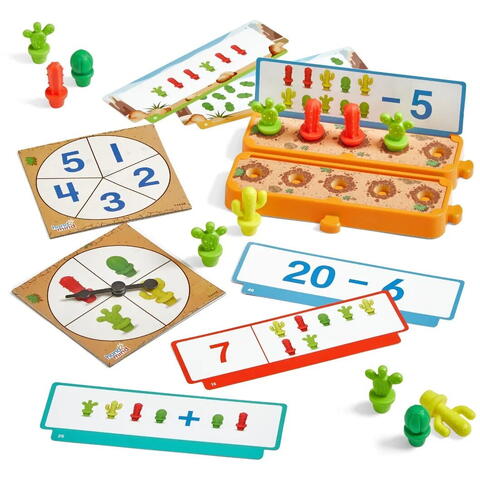 Hand2Mind Joc matematic - Mini gradina cu cactusi