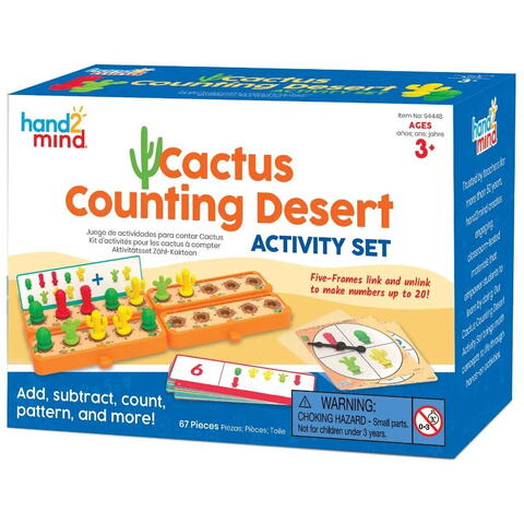 Hand2Mind Joc matematic - Mini gradina cu cactusi