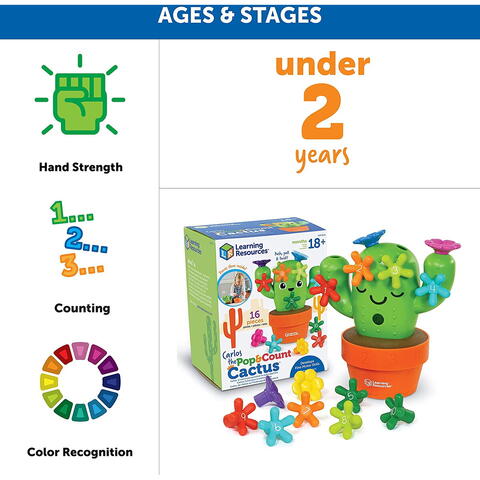 Learning Resources Joc de potrivire cu numere - Cactusul Carlos