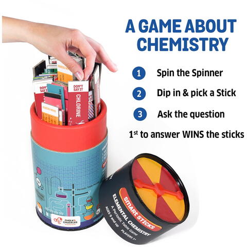 Chalk and Chuckles Joc Smart Sticks - Tabelul periodic al elementelor