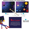 Chalk and Chuckles Set creativ de razuit - Aventuri in spatiu