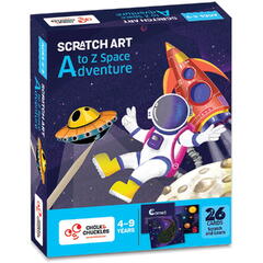 Chalk and Chuckles Set creativ de razuit - Aventuri in spatiu