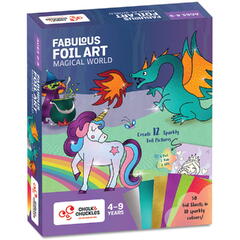 Chalk and Chuckles Arta cu folii de transfer - Taramul magic