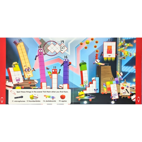 Carticica Scriu si sterg -  Numberblocks 11-20