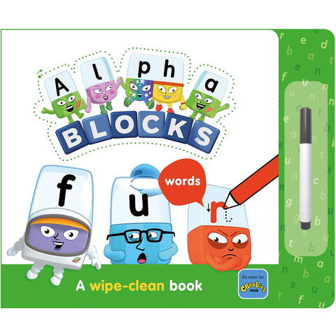 Carticica Scriu si sterg Alphablocks - Primele cuvinte