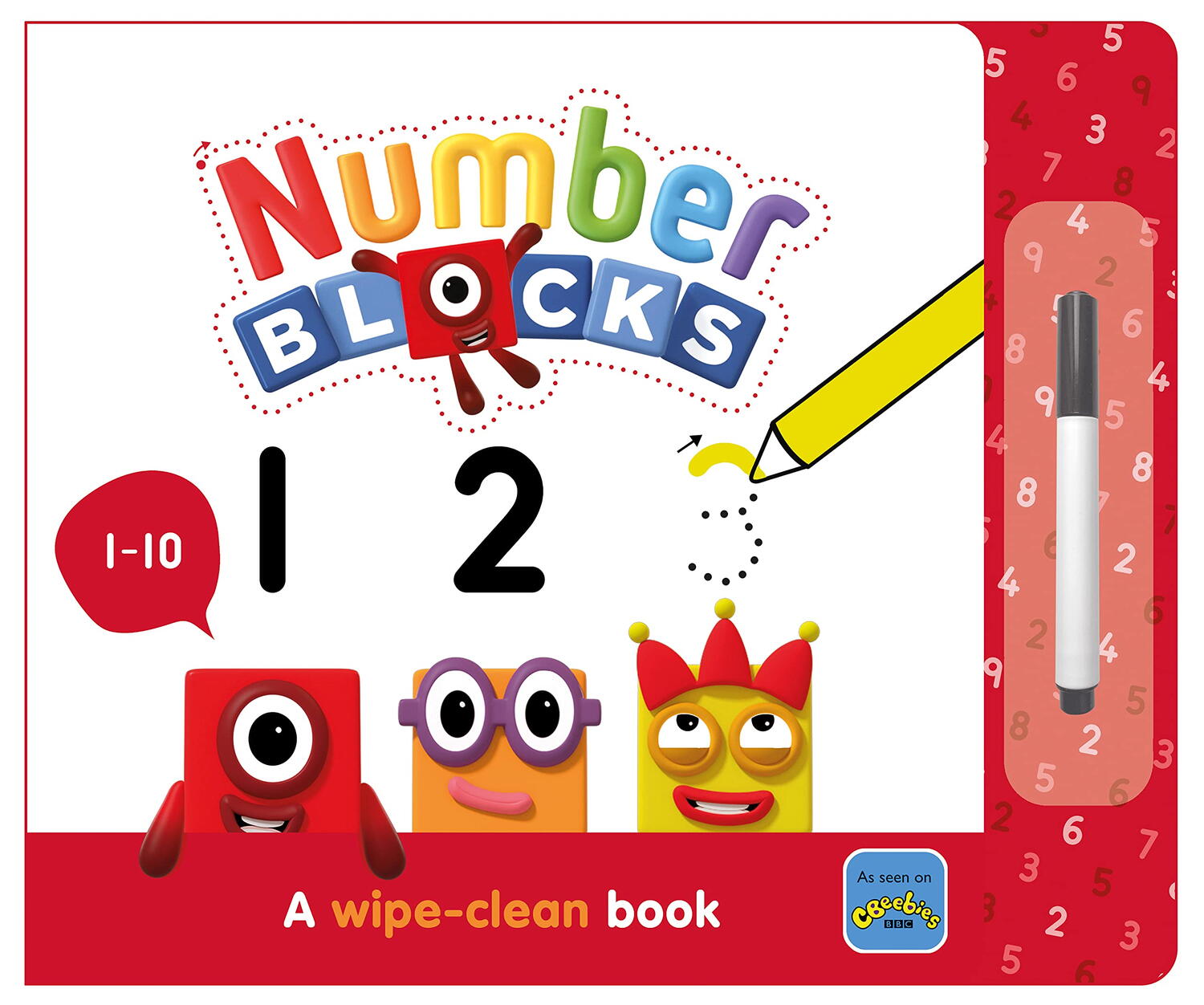 Carti Educative - Carticica Scriu si sterg Numberblocks 1-10